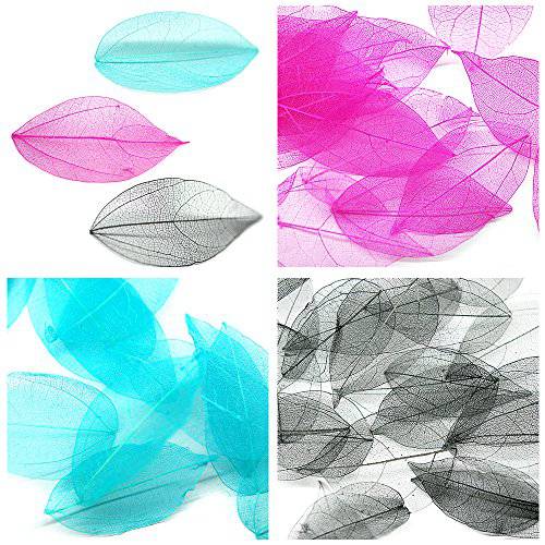 KADS 5pcs/bag Colorful Dried Leaves 6 Color Choice Light Pretty Decorations for Nail Art Manicure Tools (Mix 2)