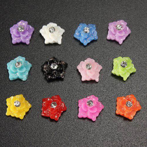 Nail Art 3d 45 Pieces Mix Bow/rhinestone for Nails, Cellphones 1.2cm (5)