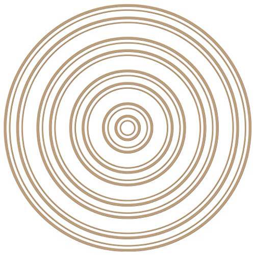 Glimmer HOT FOIL Plate Circles, Metal