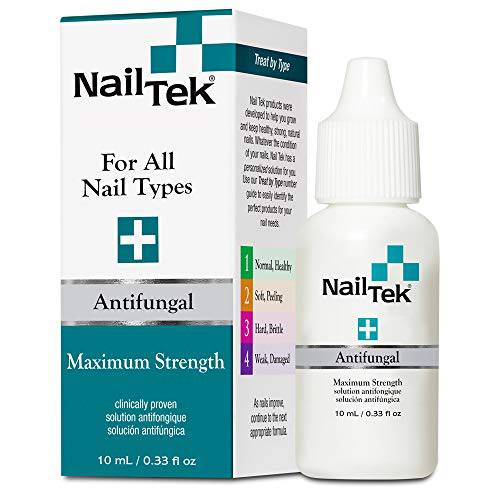 Nail Tek Maximum Strength Solution for All Nail Types, Clinically Proven, 0.33 oz, 1-Pack