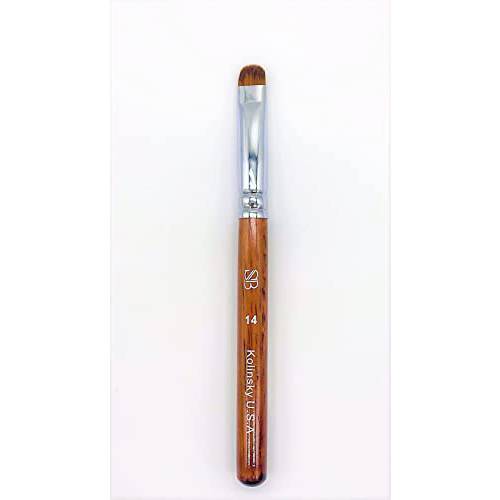 Spontaneous Beauty Premium Kolinsky French Brush (Wood Handle, Size 14)