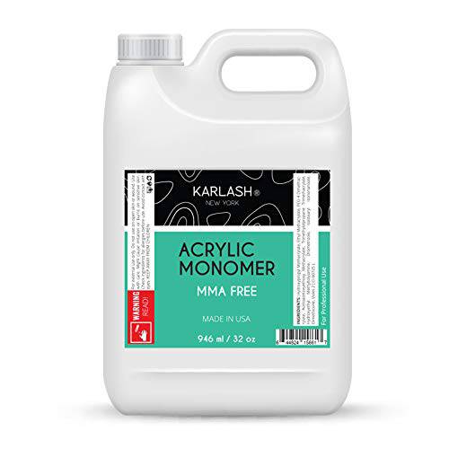 Karlash Professional Acrylic Liquid 4 oz Monomer MMA FREE for Doing Acrylic Nails, MMA free, Ultra Shine and Strong Nail