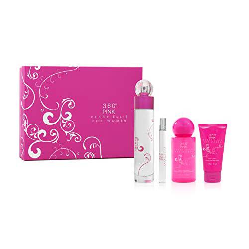 Perry Ellis Fragrances 360 Pink For Women 4-piece Gift Set
