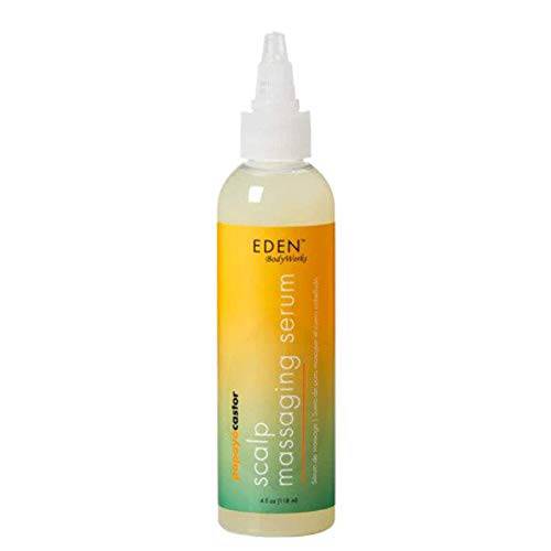 EDEN BodyWorks Papaya Castor Nourishing Scalp Massaging Serum | 4 oz | Moisturize, Soothe, & Restore Hair and Scalp