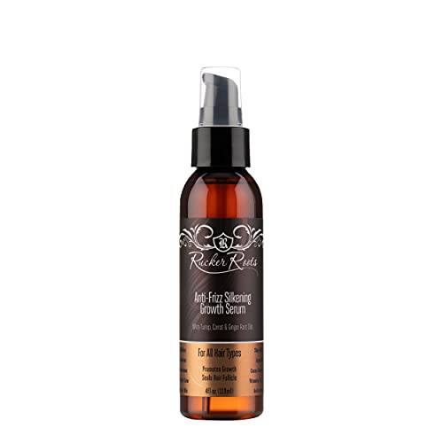 Anti - Frizz Silkening Growth Serum |Ginger, Turnip, Carrot Root Oils| Promotes Growth