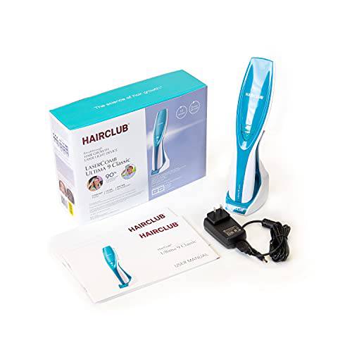 HairClub Ultima 9 Classic Laser Comb - 9 Medical Grade Lasers, Hair Regrowth Device
