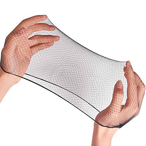 Smilco Hair Net 500 Pcs-Hair Nets 20 Inches Elasticity Invisible Elastic Mesh for Food Service, Ballet Bun, Sleeping, Women and Wig (500Pcs, Brown)