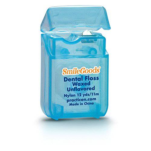 Practicon 7045202 SmileGoods Waxed Floss, 12 yd. (Pack of 72)