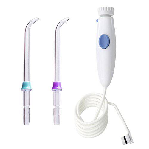 VINFANY Oral Hygiene Accessories Handle with Classic Jet Tips for Waterpik Oral Irrigator Wp100 Wp-450 Wp-300 Wp-660 Wp-900 WP-100 Handle Assembly Kit