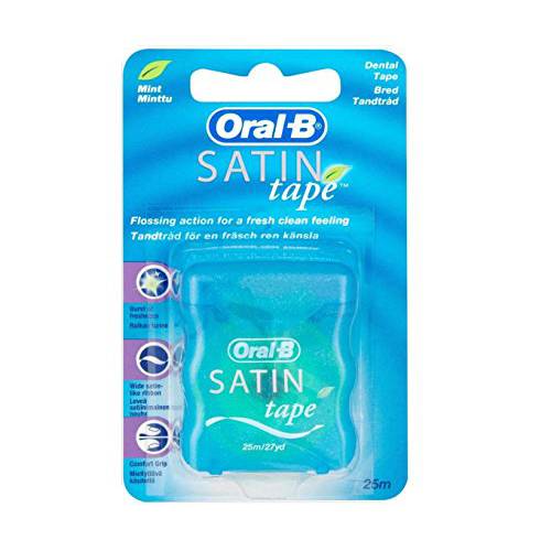Oral B Satin Mint Tape (25M) - Pack Of 2