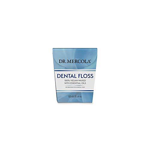 Dr. Mercola’s Natural Dental Floss (100 yds), Oral Care, Gluten Free