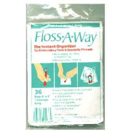Floss-A-Way 36 Pack with 1 Storage Ring
