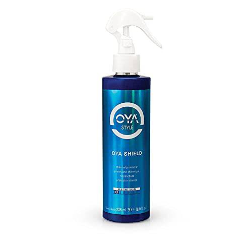 OYA SHIELD Thermal Protector - 236 ml - Heat Protectant Spray For Hair - Strengthens and Improves Elasticity - Hair Protection From Styling Tools - Heat Protectant Safe for all Hair Types