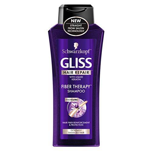 Gliss Shampoo Fiber Therapy 13.6 Ounce (402ml)
