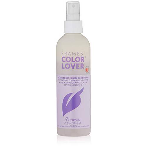 Framesi Color Lover Volume Boost 2 Phase Leave In Conditioner Spray, 8.5 fl oz, Leave in Conditioner for Color Treated Hair