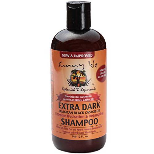 Sunny Isle Jamaican Black Castor Oil Extreme Hydrating Shampoo, Orange, 10 Fl Oz, Packaging May Vary