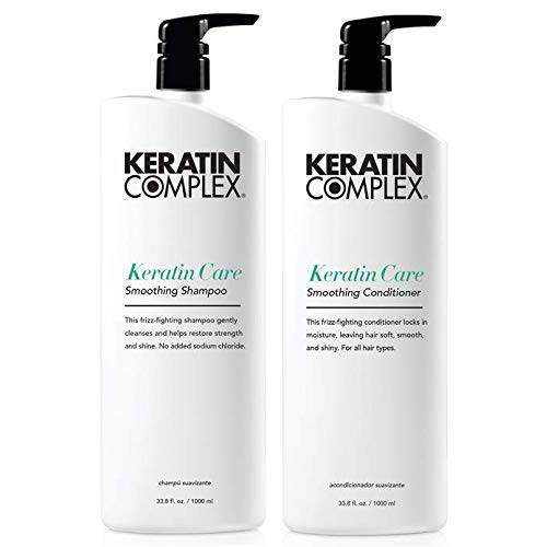 Keratin Complex Smoothing Therapy Care Shampoo and Conditioner Liter Duo