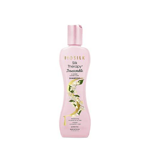 BioSilk Irresisitible Collection Silk Therapy Shampoo, Jasmine & Honey Scent, Pink, 7 Oz