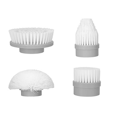 Replacement Brush Heads for Voweek Electric Spin Scrubber, 4 Packs Replacement Cleaning Brush Heads Compatible with VWS211