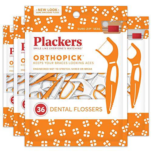 Plackers Ortho Picks Size 36ct Pack of 6