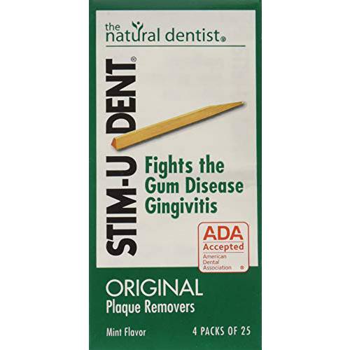 STIM-U-DENT Original Plaque Removers Mint  100 Toothpicks