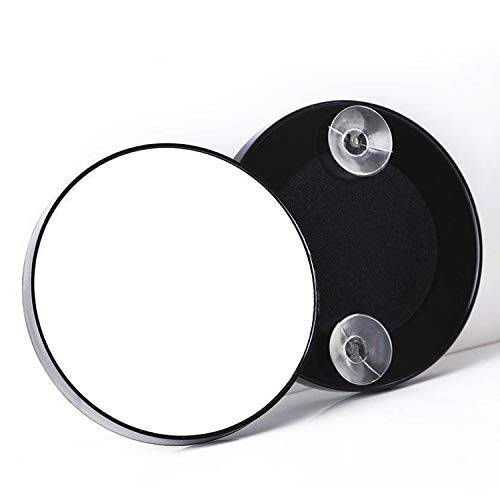 REVELÉ 12X Magnifying Mirror – Use for Makeup Application - Tweezing – and Blackhead/Blemish Removal –Round Mirror with 2 Suction Cups for Easy Mounting