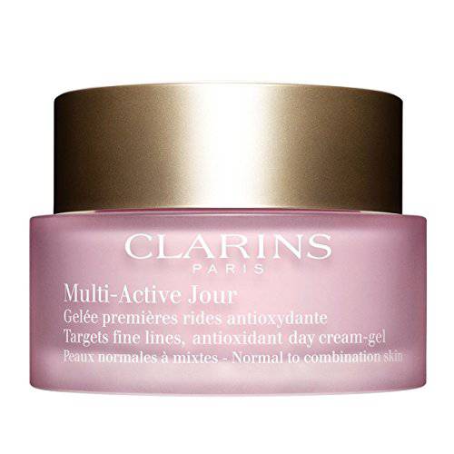 Clarins Multi-Active Day Cream-Gel | Multi-Tasking Moisturizer | Visibly Minimizes Fine Lines | Boosts Radiance | Hydrates, Smoothes and Tones | Normal To Combination Skin Types | 1.7 Ounces