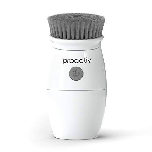 Proactiv Charcoal Facial Cleansing Brush - Spin Brush Exfoliator and Facial Scrubber With Charcoal-Infused Bristles For Deep Skin Cleansing - Water Resistant