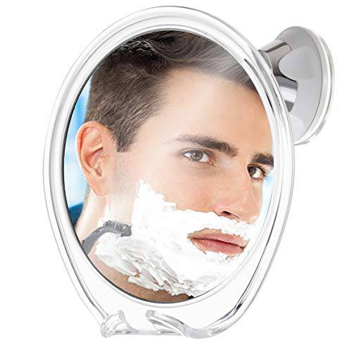 Fogless Shower Mirror for Shaving with Razor Hook | Strong Suction Cup | True Fog Free, Anti-Fog Bathroom Mirror | 360 Degree Swivel, Shatterproof | Travel Friendly | No Fog or Falling Off