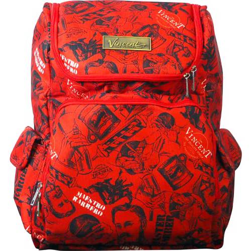 Vincent Master Backpack Travel Stylist Barber Bag (Red)