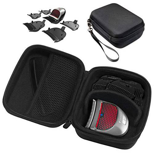 CaseSack Carrying Case for Remington HC4250 Shortcut Pro Self-Haircut Kit, Beard Trimmer, Hair Clippers, Smart Divider to Make compartments for Haircut and Combs/Accessories Separated, mesh Pocket