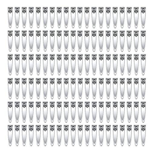 270pcs Nail Clippers Bulk, Inmarces 135 Pcs Fingernail Toenail Clippers with 135 Pcs Keychain Set Stainless Steel Nail Clipper Cutter Set for Men Women