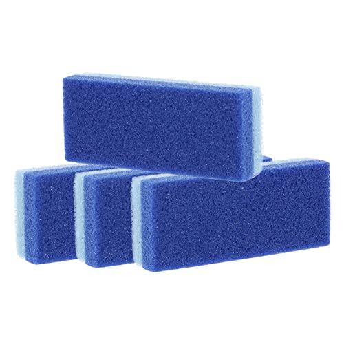 Ncana 4 Pcs Foot Pumice Stone for Feet ,Scrubber and Hard Skin Callus Remover Pumice Stone for Dead Skin & Feet Hands Body Care (Blue)