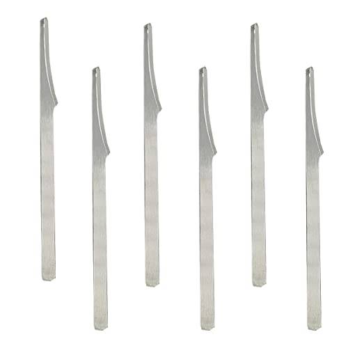 Pedicure Knife Tools Kits, Professional Stainless Steel Foot Scrubber Dead Skin Remover,6 Pcs Foot Scraper Knife to Remove Dead Skin Callus Knife Scraping Pedicure Tools for Men Women