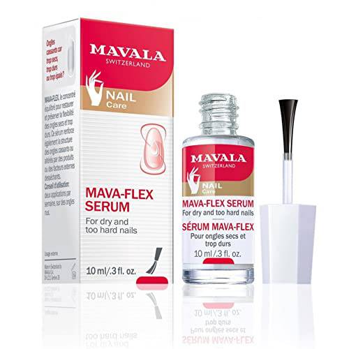 Mavala Mava-Flex for Dry, Hard Breaking Nails | Restore Flexibility to Nails | Moisturizes and Fortifies | Leaves Nails Shinier and Softer | 0.34 Ounce