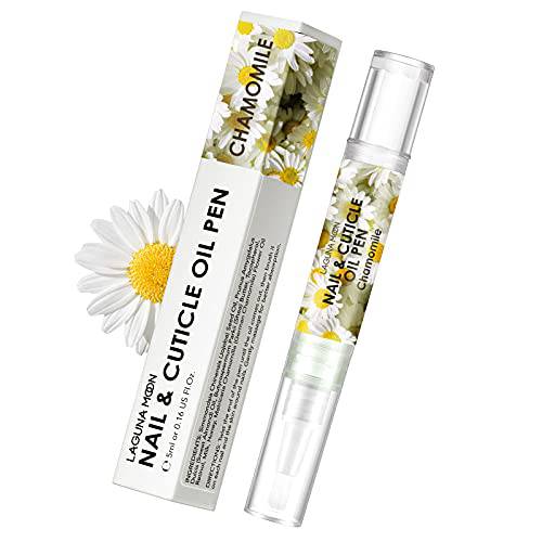 Chamomile Cuticle Oil Pen for Nail Care, 5ml Nail Oil Pen with Natural Ingredients to Moisturize and Nourish Dry Nails and Cuticles, Cuticle Oil to Prevent Nail Cracking and Hangnails