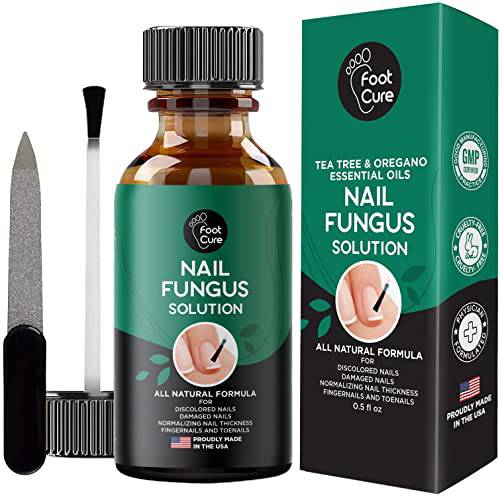 Extra Strength Toenail Fungus Treatment - Made In USA, Nail Fungus Solution for Toe Nail & Fingernails - Fix Thick, broken & Fungal Discolored Nails- Renew Fungi Damaged Nail, & Cracked Nails