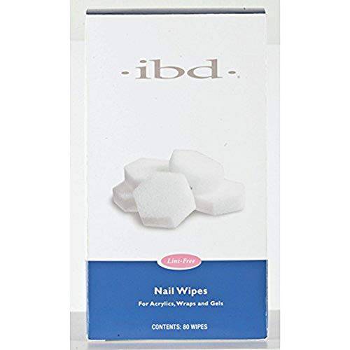 IBD Nail Lint Free Wipes, 80 Count