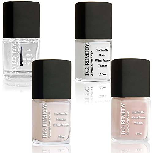 Dr.’s Remedy Enriched Nail Polish Kit BLUSHING Bride Collection Set of 4