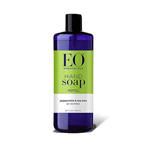 EO Hand Soap: Peppermint and Tea Tree, 32 Ounce Refill