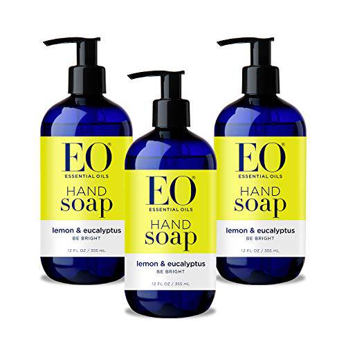 EO Hand Soap: Lemon and Eucalyptus, 12 Ounce, 3 Count