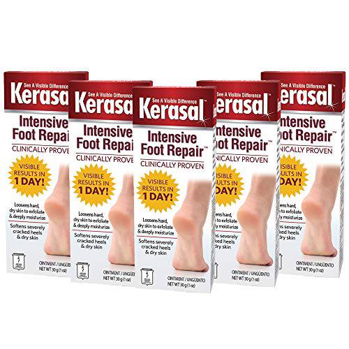Kerasal Intensive Foot Repair Ointment 1 oz (Pack of 5)