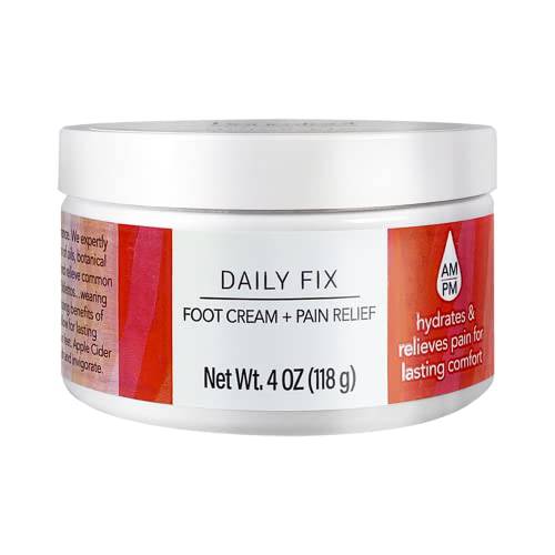 Benefeet Daily Fix Foot Cream + Pain Relief - Soothes, Renews + Heals, Hydrating and Pain Relieving Moisturizer w/ Lasting Comfort Made w/ Aloe, Apple Cider Vinegar + Hyaluronic Acid, 4 oz (1 Pack)