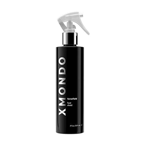 XMONDO Hair Forcefield Heat Shield | Vegan Formula with Pro-Vitamin B5 to Shield From Heat up to 500 degrees F, Reduce Drying Time, and Add Light Hold, 8 Fl Oz 1-Pack