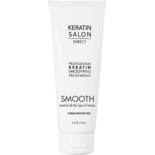 Keratin Salon Direct, 4 oz | Frizz Control, Formaldehyde Free, Salon Quality, Smoothing Treatment, Long Lasting, Keratin Hair Treatment