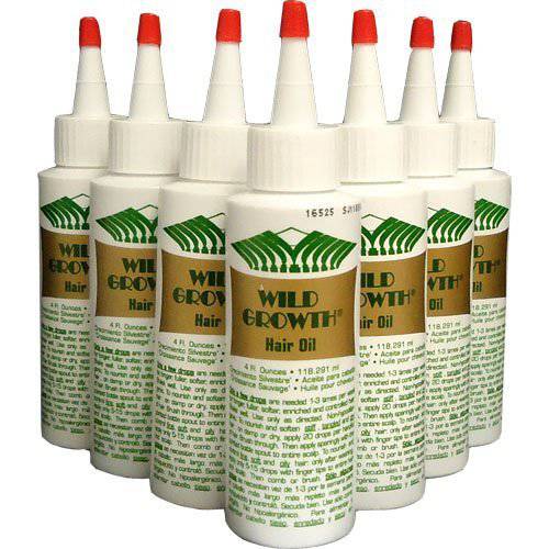 Wild Growth Hair Oil 7pcs x 4oz, Clear, 1 Count, (Pack of 7) (SG_B004JKH7PS_US)