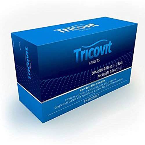 Tricovit Tablets Hair Growth Vitamins to Support Healthy Hair and Nails 60 Count