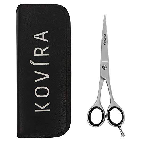 Kovira Professional Hair Cutting Scissors - 6.5 Inch/16.5cm Overall Length - Razor Sharp Hairdressing Shears - Japanese Stainless Steel Barber Scissor for Haircuts at Home - Suitable for Women and Men