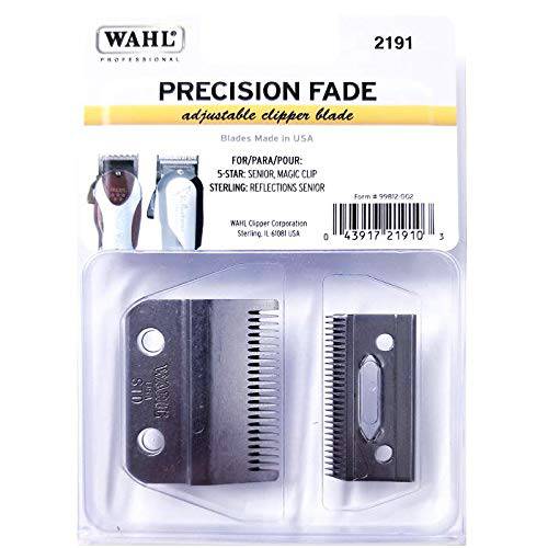 Wahl Precision Fade Adjustable Clipper Blade for 5 Star Senior, Magic Clip, Sterling Reflections Senior 2191
