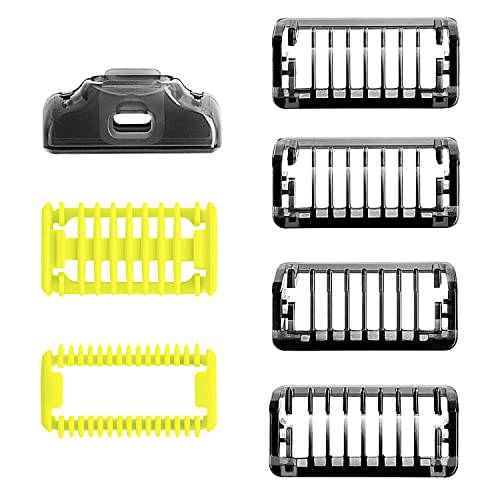 Guide Combs For Philips One Blade & OneBlade Pro QP2520 QP2530 QP2620 QP2630 QP6510 QP6520 Hair Clippers Beard Trimmer Replacement Pack Kit